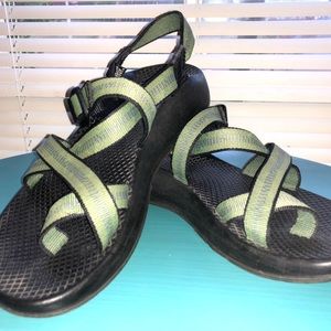 Green Chaco Zong with extended length  strap!
